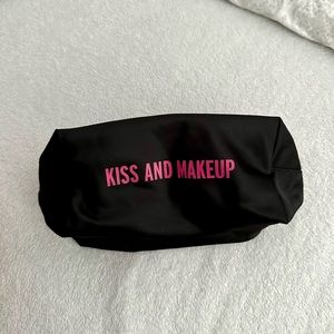 Kate Spade Kiss and Makeup Nylon Cosmetic Bag
